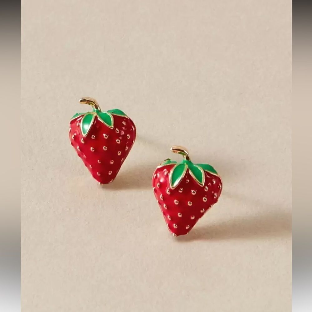 Strawberry Earrings S887